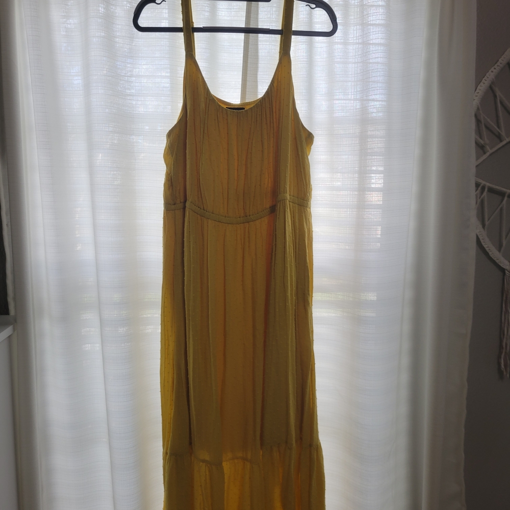 Lane Bryant Yellow Maxi Dress